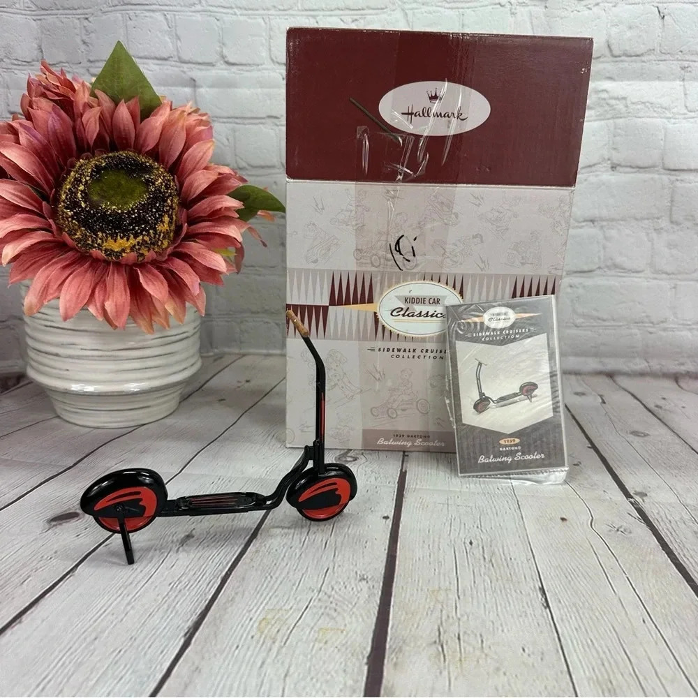 Hallmark vintage kiddie car classics  1939 garton batwing scooter
